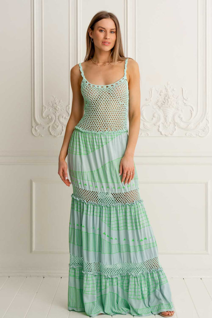 Saint Tropez Crochet Maxi