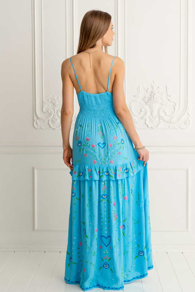 Mediterranean Dreams Maxi Slip - PRE ORDER